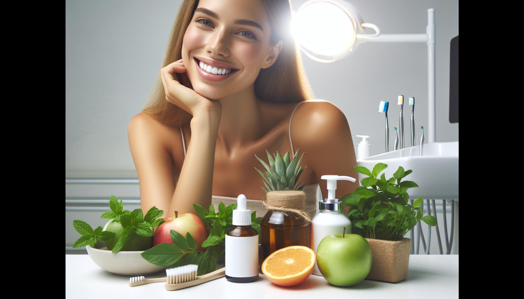 Přírodní ingredience pro bělení zubů